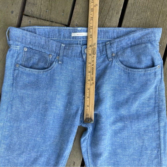 Rare LEVI’S Linen Jeans Relax Fit Boyfriend Blue Lightweight Size 30 - Picture 16 of 16